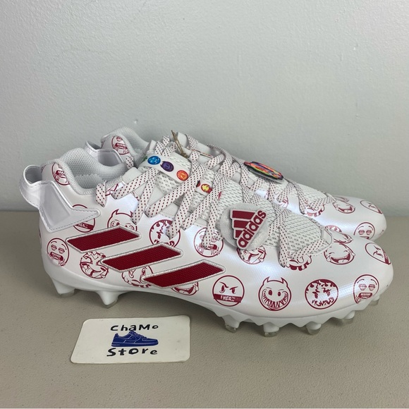 adidas Shoes Adidas Freak 22 Big Mood Gz69 Emoji White Red Football